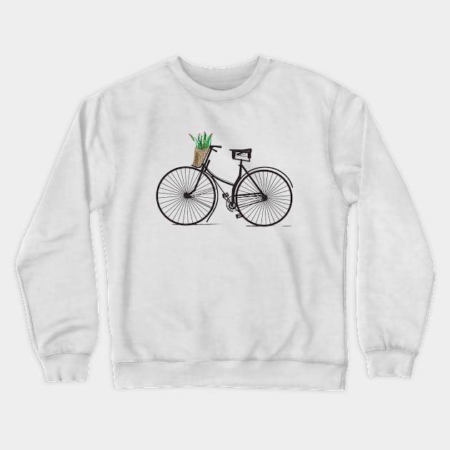 Vintage Bike Crewneck Sweatshirt by einat_212